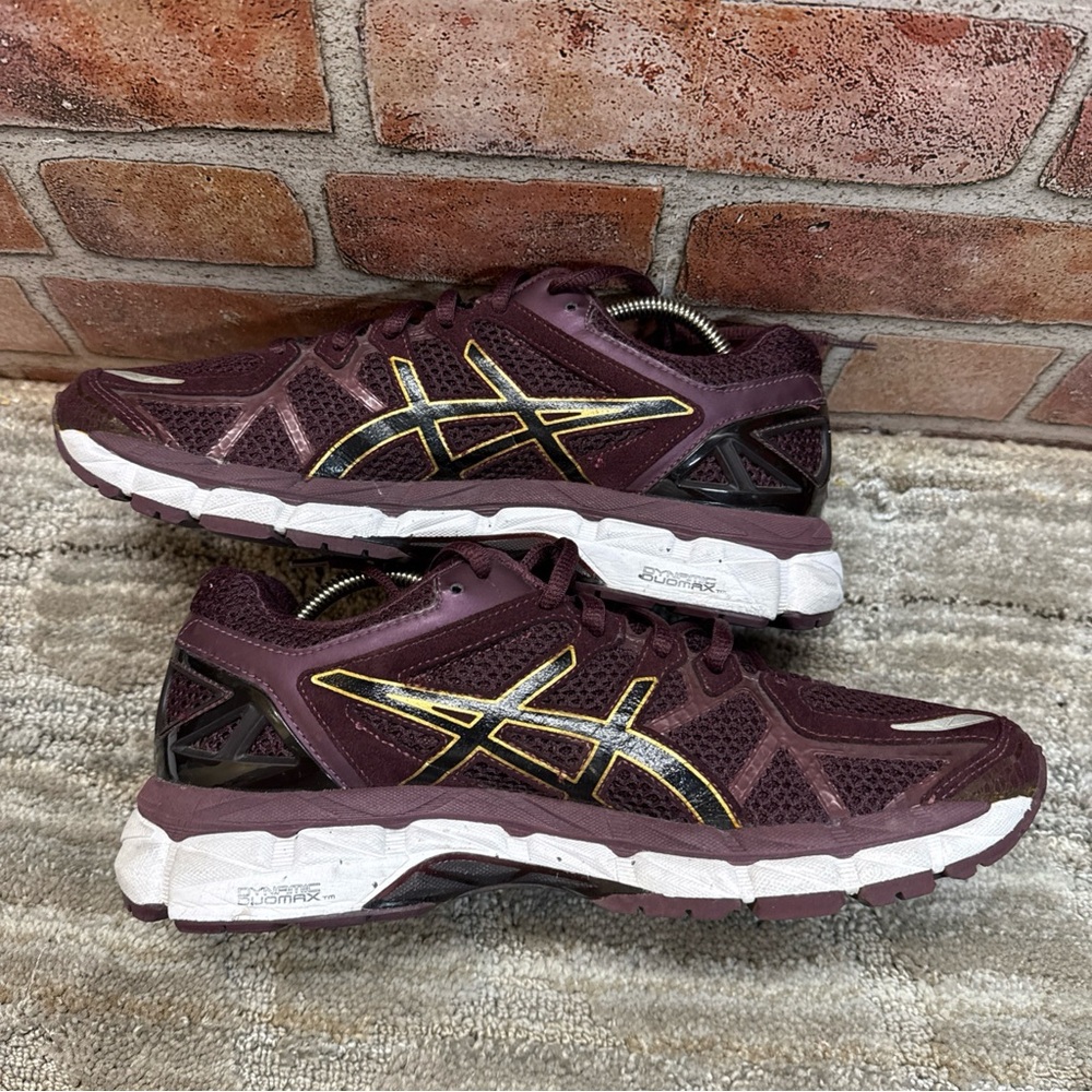 ASICS gel-kayano 21 women’s Sz 9 burgundy - Picture 9 of 13